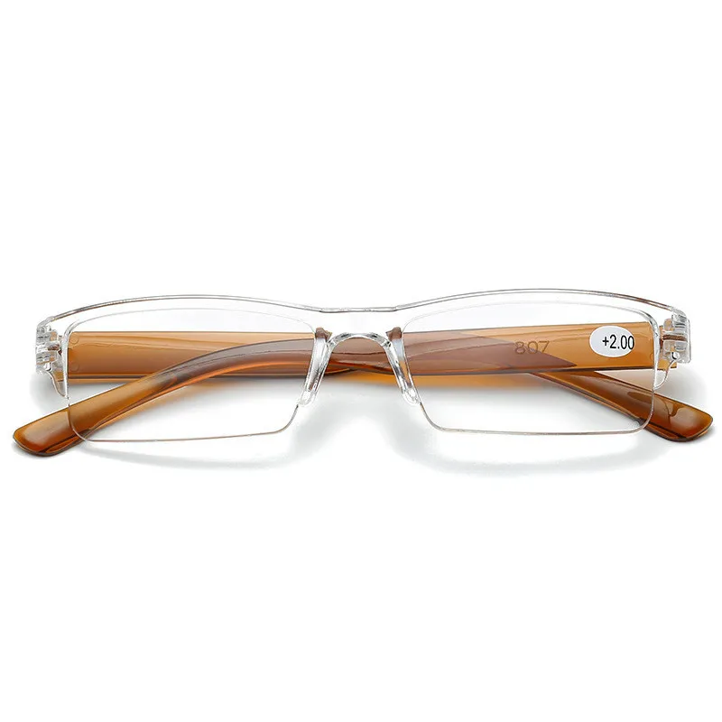 Kvadrātveida Lasījumā Glassses Vīriešiem, Sievietēm Presbyopic Briļļu Portatīvo Ultravieglajiem vecuma tālredzība Brilles Ar +1+1.5+2+2.5+3+3.5+4 0