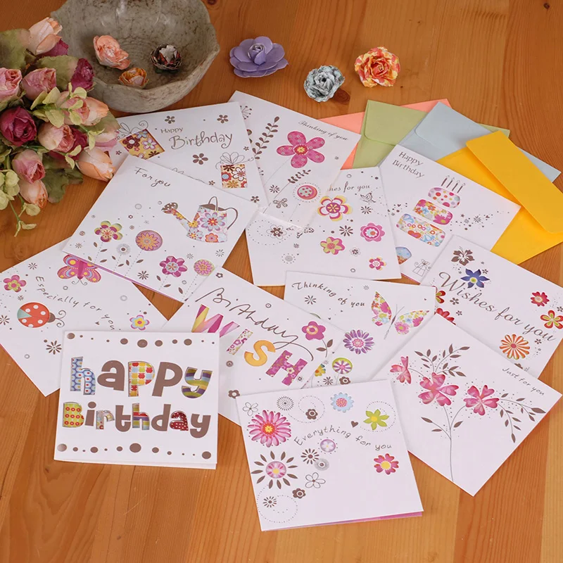 5gab/set Korejas Dobi Radošo Skolotāju Diena Apsveikuma Kartiņas Dzimšanas dienas Apsveikuma Kartītes Mini Apsveikuma Kartītes 0