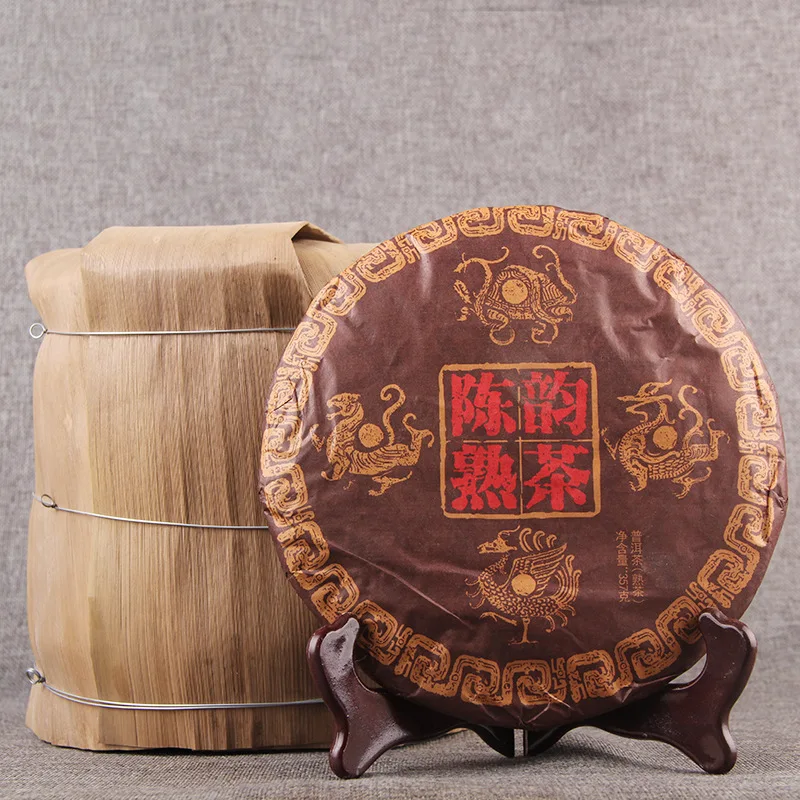 Ķīnas Yunnan Menghai Chenyun Pienācis Tēja Pu ' er Tea Pienācis Tējas Specialitāte 7 kūkas visu bambusa atvašu shell Green Pārtikas Veselības Aprūpes 1