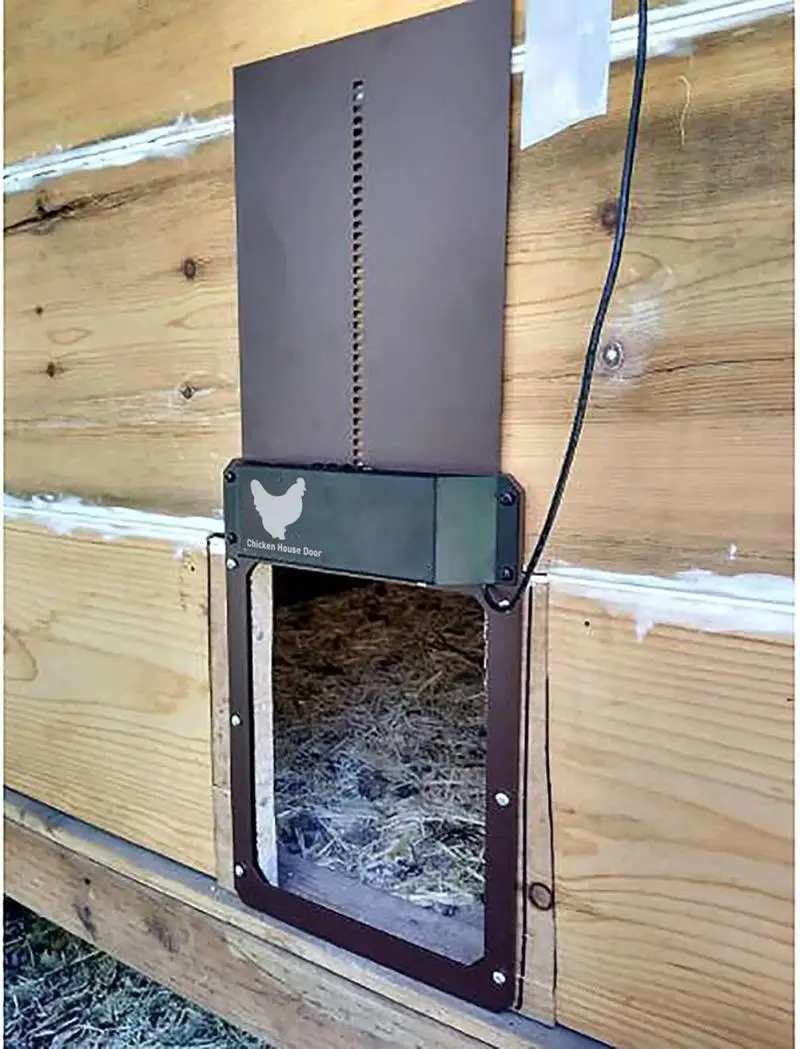 Automātiskā Chicken Coop, Durvju Gaismas jutīga Indukcijas Vistas Durvju Praktiski Nazis Lauksaimniecības Vaislas Vistas Mājdzīvnieki Suņu Būriem, Durvis 1