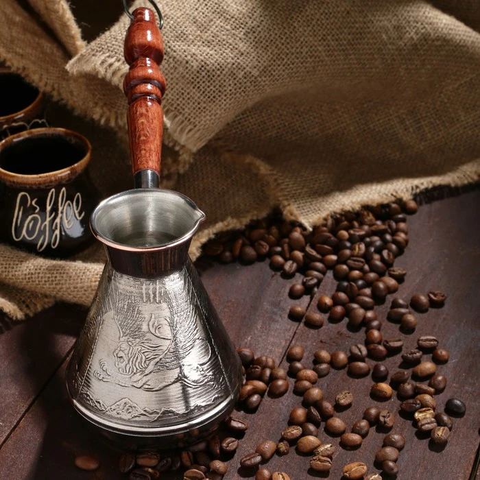 Vara Kafijas Turks, 0.38 l 4147121 Virtuves piederumi Katli Coffeeware Ēdināšana Bārs piemājas Dārzs. 1