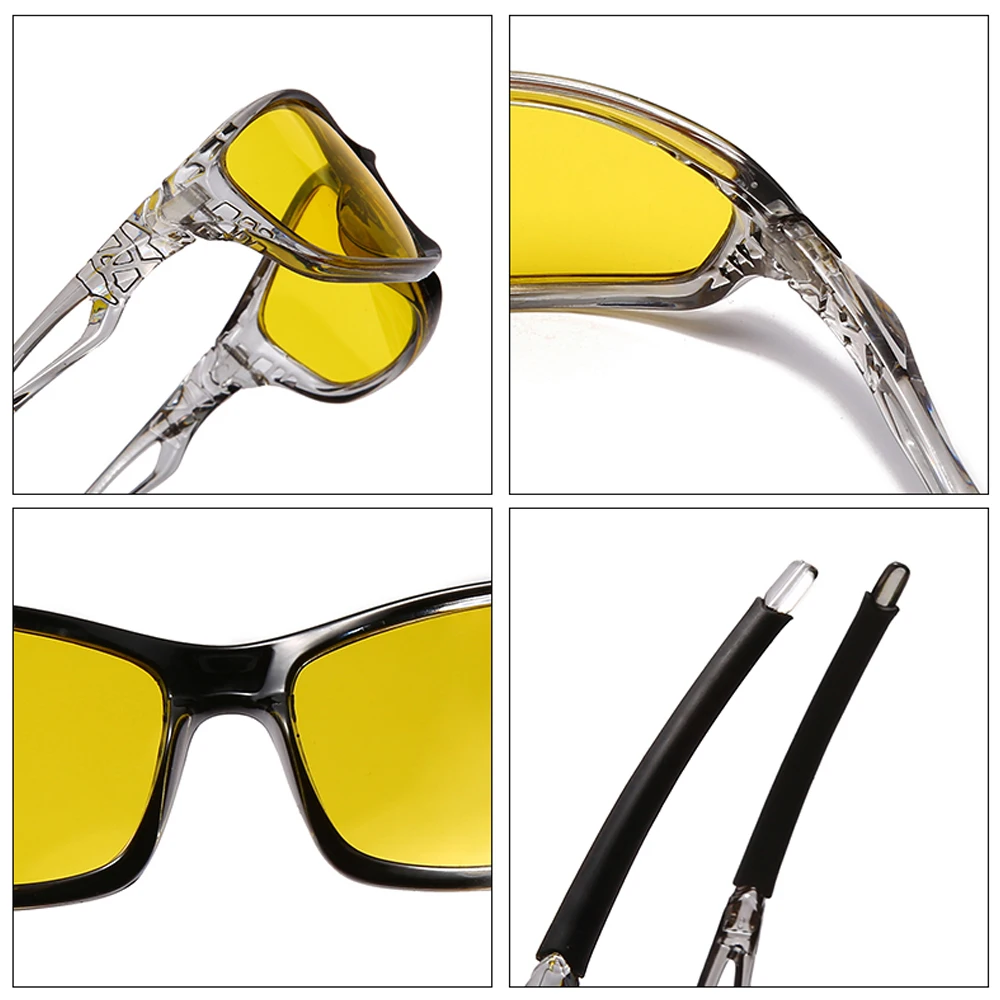 LongKeeper Anti Glare Nakts Redzamības Brilles Polarizētās Saulesbrilles, Braucot Aizsargbrilles Vadītāja Toņos Vintage Saules Brilles UV400 Brilles 1