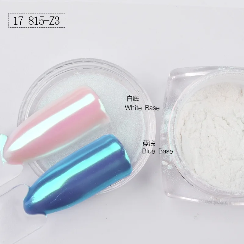 1 KĀRBA DIY Magic Mirror Pērle Spīd Nail Art Glitter Pulveris Putekļu Pulēšana Nails Design 2
