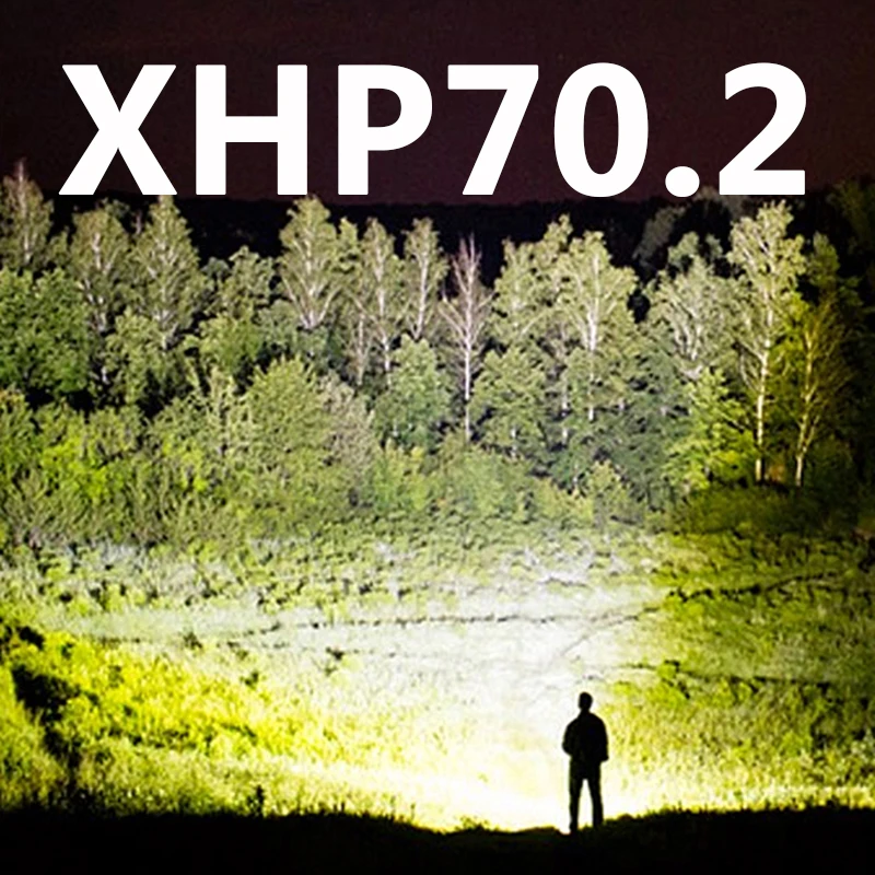 Z90P73 XHP70.2 32w Taktiskās LED Lukturīti Lāpu 3200lm Spēcīgs Tālummaiņas Gaismas 18650 Akumulatoru Ūdensizturīgs Āra 2