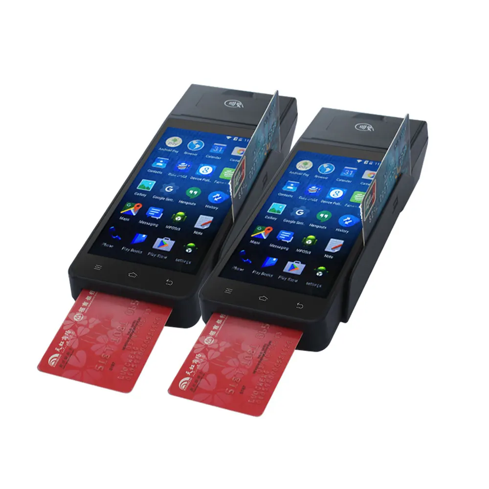 Rokas mobilais pos termināls ar NFC lasītājs funkciju atbalsta Apple Jāmaksā, nodrošina sdk, android pda mašīna ar printeri Z90 3