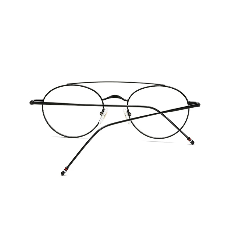 Seemfly Ultravieglajiem Apaļā Rāmja Brilles Rāmis Sievietēm Un Vīriešiem Retro Metāla Rāmis Optiskās Brilles Brilles Plakans Spogulis Personības 4