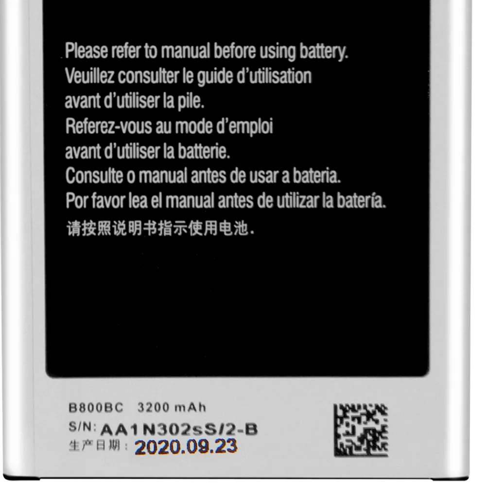 Samsung Oriģinālā Rezerves Akumulatoru B800BC B800BE Par GALAXY NOTE 3 N900 N9009 N9008 N9006 N9005 N9002 Note3 ar NFC 3200mAh 4