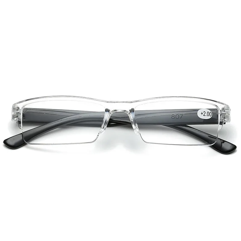 Kvadrātveida Lasījumā Glassses Vīriešiem, Sievietēm Presbyopic Briļļu Portatīvo Ultravieglajiem vecuma tālredzība Brilles Ar +1+1.5+2+2.5+3+3.5+4 4
