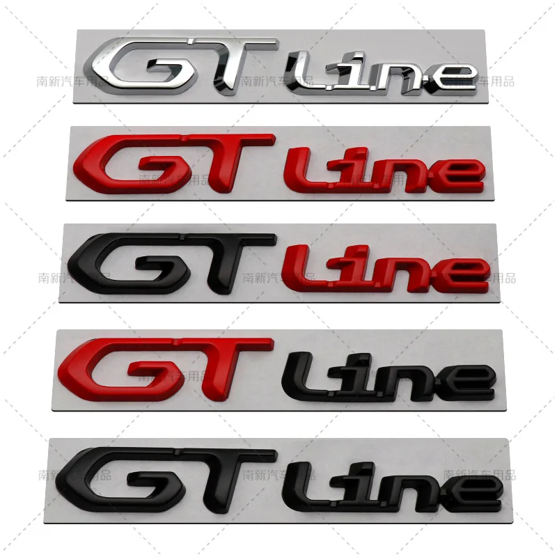 Metāla GTLINE GDI GT Ir Piemērots Modernizēšanas Sonata Kia ELANTRA Sportage Stinger KX5 K3 K4 K5 Auto Uzlīmes Uzlīmes 5