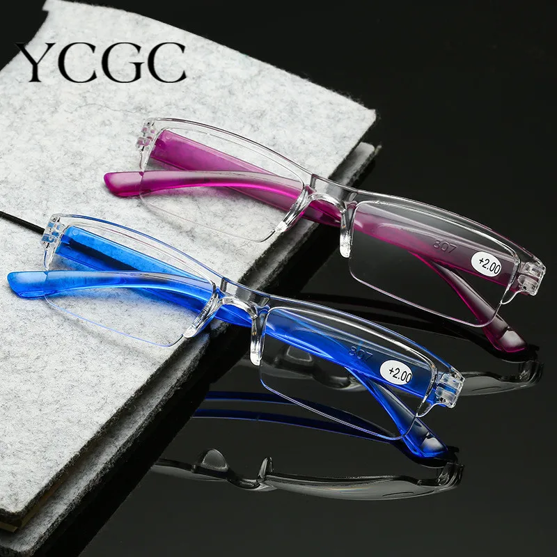 Kvadrātveida Lasījumā Glassses Vīriešiem, Sievietēm Presbyopic Briļļu Portatīvo Ultravieglajiem vecuma tālredzība Brilles Ar +1+1.5+2+2.5+3+3.5+4 5