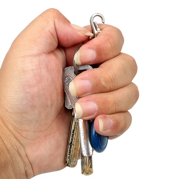 2 Gabali, Cinka Sakausējuma Auto Keychain Auto Atslēgu Gredzens Turētājs Multi-function Auto Keyring Modes Taustiņu Ķēde Auto-stils