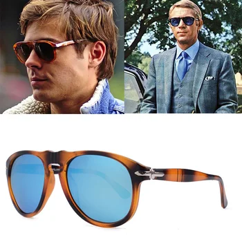 Ir 2021. luksusa Modes Stila Klasika Vintage Pilots Stīvs Stila Polarizētās Saulesbrilles 007 Vīriešu Braukšanas Zīmola Dizaina Saules Brilles Oculos
