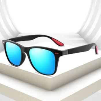 Ir 2021. UV400 Polarizētas Saules Brilles Zīmola Dizaina Vīrieši Sievietes Vadītāja Toņos Vīriešu Vintage Saules Brilles Vīriešiem Spuare Saulesbrilles