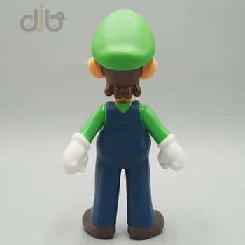 F-Mario Bros Spēles Raksturs Rotaļlietas, 9 collu Luigi Rīcības Attēls
