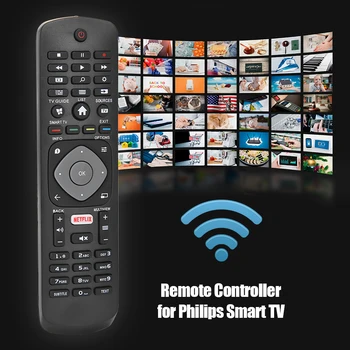 Jaunu TV Tālvadības pults Nomaiņa Tālvadības pults PHILIPS Smart TV ar NETFLIX APP HOF16H303GPD24 Sadzīves Tālvadības pults