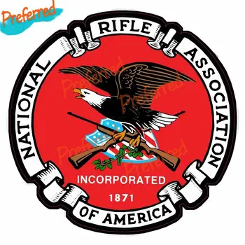 NRA National Rifle Association Lielgabals Tiesības 2nd Grozījums Vinila Decal Uzlīmes, Die-Cut Ūdensizturīgs PVC