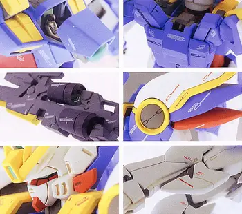 Bandai Anime Gundam Skaitlis MG 1/100 Modelis Gundam Wing Ver. Ka Kaart Versie Vliegende Vleugel Gemonteerd Tot Darbības Rādītāji Rotaļlietas