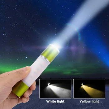 USB Lādējamu Karājas Lukturīti Zoomable Alumīnija Sakausējuma LED Lukturītis Āra Kempinga Telts Lampas Portatīvo Ūdensdrošs kabatas Lukturītis