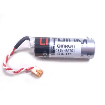 Sākotnējā Omron CS1W-BAT01 3.6 V PLC Litija Baterija ar Spraudni, TOSHIBA ER17500V/3,6 V ER17500 3,6 V Akumulatora 2700mAh