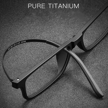 Tīra Titāna Briļļu Rāmis TR90 Vīriešu Rāmja Ultravieglajiem Tuvredzība Hyperopia Brilles Sieviešu Liels Rāmis Recepšu Brilles