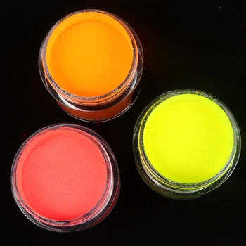 9 Krāsas Fluorescences Akrila Pulveris Griešanai Polimēra Nagu Pagarināšana Gravēšana 3D Modeli Celtnieks Nagu Piegādes Profesionāļiem