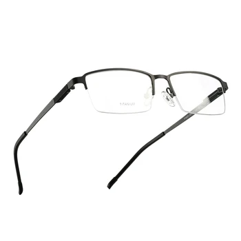 Cilvēks brilles rāmi, optiskās Brilles rāmji 2022 Laukuma Pusē Metāla Tuvredzība Recepšu Datoru Caurspīdīga acs briļļu stikls