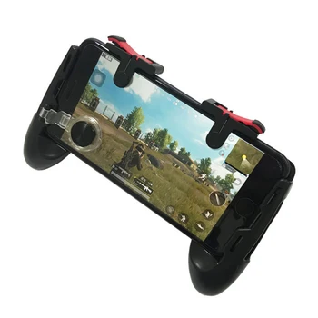 2gab Black PUBG Moible Gamepad Kontrolieris Bez Uguns L1 R1 Izraisīt PUGB Spēle Spilventiņu Grip L1R1 Kursorsviru iPhone Android Tālrunis