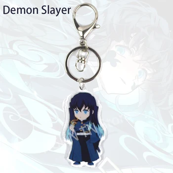 Anime Demon Slayer Keychain Nav Yaiba Akrila Gudrs Asmens Spoku Keychains Atslēgu piekariņi Keyring Rotaslietas, Aksesuāri Ventilatori Dāvanas