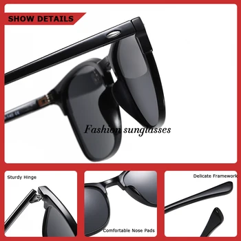 AIMISUV Zīmola Polarizētās Saulesbrilles Sievietēm, Vīriešiem 2022 Classic Retro Saules Brilles Modes Dāmas Toņos Sieviešu UV400 zonnebril dames