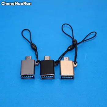 ChengHaoRan Portatīvo Noderīgu Micro USB Vīrietis ar USB 2.0 Female Adapteri OTG Pārveidotājs Android Tablete, Tālruni