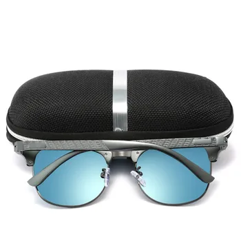 Jaunu Mi nagu UV400 Polarizētās Saulesbrilles, Vīriešu Klasisko Saules Brilles Alumīnija Magnija Sakausējums, Saulesbrilles sieviešu Braukšanas Briļļu gadījumā