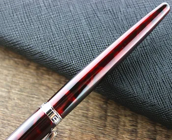 Augstas kvalitātes luksusa Jinhao pildspalvas Red Iraurita Nib Metāla Dāvana, Strūklakas Pildspalvas tintes Caneta Kancelejas preces, Biroja, skolas piederumi