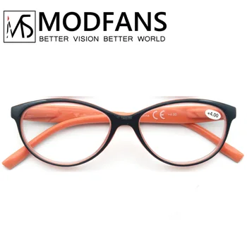 MODFANS Klasiskais Lasījums Brilles Sievietēm Lasītājs Ovāls Cat Eye Rāmja Saulesbrilles Recepšu Dioptriju Ar Grādu Brilles