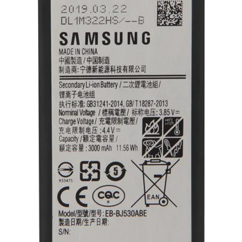 SAMSUNG Oriģinālā Rezerves Akumulatoru EB-BJ530ABE Samsung Galaxy J5 2017 Izdevums SM-J530F J530G J530F 3000mAh