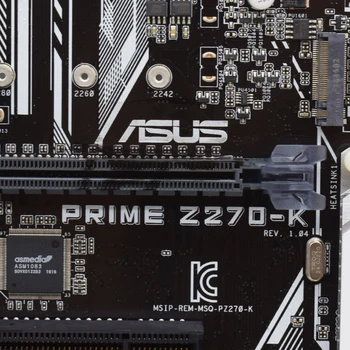 ASUS PRIME Z270-K Mātesplati LGA 1151 DDR4 64GB PCI-E 3.0 M. 2 USB3.1M.2 SATA 3 Intel Z270 ATX Placa-mãe Core cpu i7i5i3