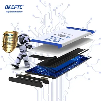 OKCFTC Augstas Ietilpības Akumulators iPhone 6S 6 7 8 Plus X Nomaiņa Akumulatora iPhone 5 4 5S SE XR XS 11 Pro Max Batterie