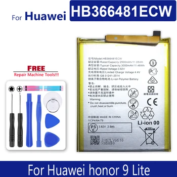 HB366481ECW Tālruņa Akumulatora Huawei Honor 9 Lite / Honor9 Lite Honor9Lite Mobilo Telefonu Baterijas