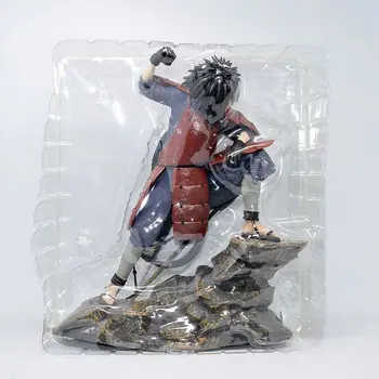 29CM Naruto Statuetes GK Anime Attēls Uchiha Madara Atdzimšana Rīcības Attēls PVC Kolekcionējamus Modelis Rotaļlietas Ziemassvētku Dāvanu Bērniem