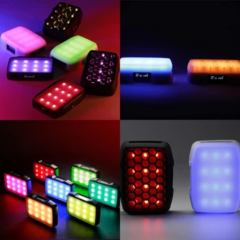 FalconEyes F7 Mini Kabatas RGB LED Gaismas Video Foto Aizpildīt gaismas Magnētisko APP Kontroles Pamatfunkcijas Deg tik tok Dzīvot lampas