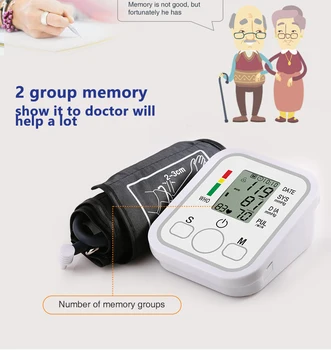 Digitālā Asins Spiediena Monitoru, BP Sphygmometer Tensiometer Medicīnas Spiediena Mērītāju Portatīvo sirdsdarbību Līmenis Pulsa Mērītājs Kamertonis