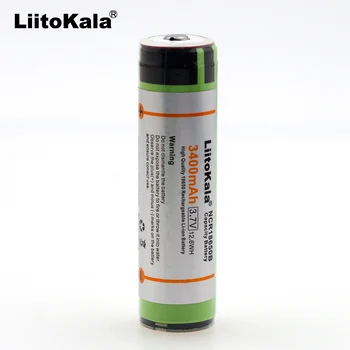 Liitokala Aizsargātu 18650 NCR18650B 3400mAh Uzlādējams Li-lon akumulatora darbības ar PHB 3,7 V baterijas + Uzglabāšanas kaste