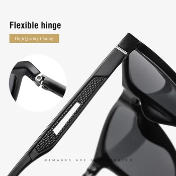 Vīrieši Polarizētās Saulesbrilles, Tr90 + Alumīnija Modes Stariem Zīmola Dizainere Braukšanas Saules Brilles, lai Vīrieši Sievietes Brilles UV400 Oculos