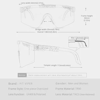 Ir 2021. Bedres Odze Jaunu Sporta Saulesbrilles Vīriešiem Polarizētās TR90 Materiāla UVA/UVB Objektīvs, Saules Brilles Sievietēm Sākotnējo Lietā