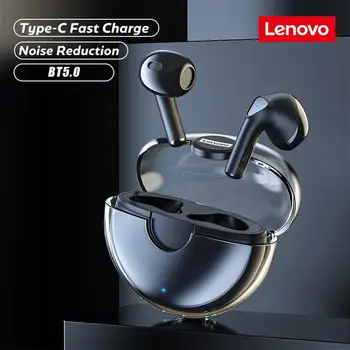 Sākotnējā Lenovo LP80 TWS Zilo zobu Bezvadu Austiņas Sporta Ūdensizturīgs Austiņas Zema Latentuma Spēļu Mūzikas Touch Kontroli Earbuds