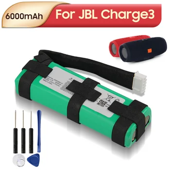 Oriģinālā Rezerves Akumulatoru GSP872693 03 GSP1029102A Par JBL Charge3 Maksas 3 Pārnēsājamie Bluetooth Skaļruni, 6000mAh Baterijas