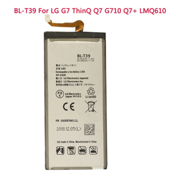 Augstas kvalitātes BL-T39 3000mAh Akumulatoru Par LG G7 G7+ G7ThinQ LM G710 ThinQ G710 Q7+ LMQ610 BL T39 Mobilo Telefonu Bateria