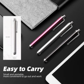 Universālā Stylus Pildspalva Metāla Krāsains Capacitive Pildspalvu Iphone 13 Ipad Samsung Tablet Skārienekrānu, Pildspalvu Viedtālrunis Klipu Zīmuli