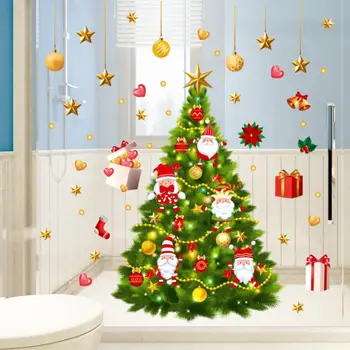 Ziemassvētku Sienas Rotājumi Santa Claus Logu Uzlīmes, Ziemassvētku Kulons Priecīgus Ziemassvētkus Mājas Dekori Laimīgu Jauno Gadu 2022 Noel