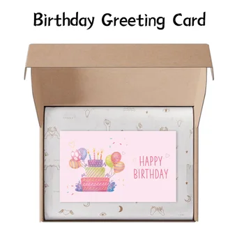 30pcs Laimīgu Dzimšanas dienas Apsveikuma Kartīti, Dāvanu Etiķete Kartes Rozā Bērnu Dzimšanas dienas Kartes Ielūgumu Kartes Paldies Karte Pielāgošana