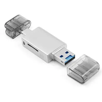 USB-C Tips C / USB 2.0 NM Nano Atmiņas Kartes & TF Mikro SD Karšu Lasītājs, lai Huawei Mobilo Telefonu un Klēpjdatoru